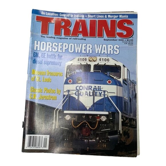 Trains Magazine of Railroading u September 1996 Vol 56 No 9 Short Lines and Mer - Picture 1 of 15
